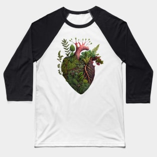 Heart made of plants Baseball T-Shirt